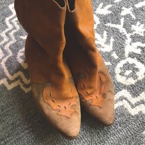 Vintage Leather/Suede Boots